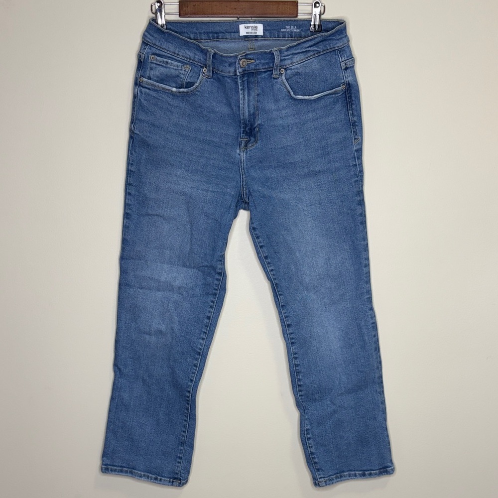 Kensie The Ella High Rise Straight Jeans